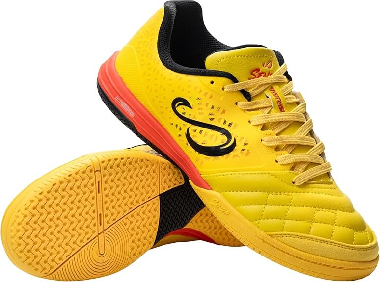Senda futsal shoes designed for indoor soccer and ball control